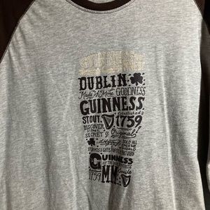 Guinness stout short sleeve shirt, size X-L, really comfortable material